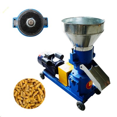 Energy Saving Flat Plate Rice Husk Pelleting Mill Animal Feed Mill Machine