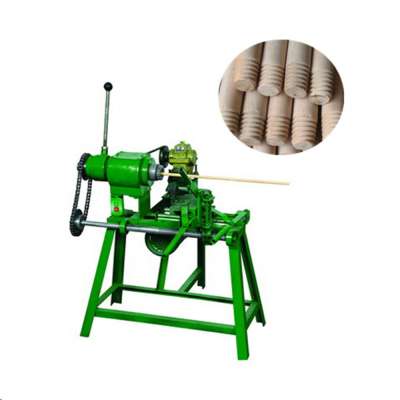 professional  Broom Stick Threading Machine/wood thread screw maker for USA(whatsapp/wechat:+86 15639144594)