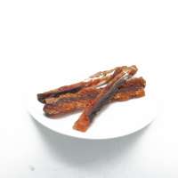 dry chicken and fish skin strips treat snacks for dogs and cats